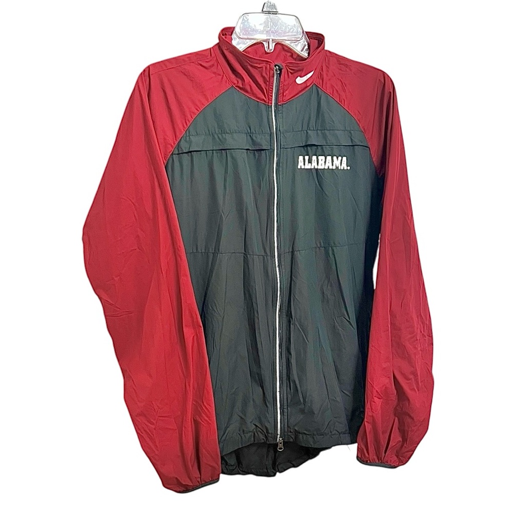 Nike Alabama SEC Windbreaker Jacket Team Logo Full Zip Pocket Lightweight Large